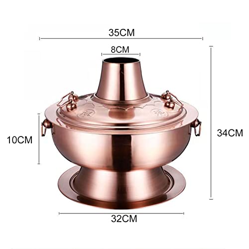 Olla caliente china tradicional de acero inoxidable para carbón 3