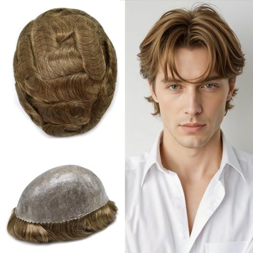 JUST HAIR Toupee For Men Real Human Hair Replacement System