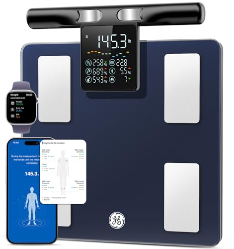 GE digital bathroom scale with body composition