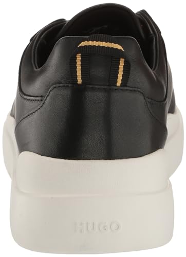 Image of Hugo Mens Cupsole Leather Lace Up Sneaker