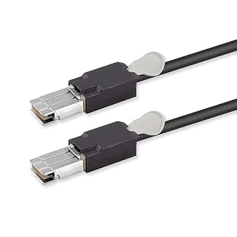 Stacking Cable for Cisco CAB-STK-E-1.5M FlexStack Cable, Compatible with Catalyst 2960-X and 2960-XR, Stack up to 8 Switches, 1.5-m