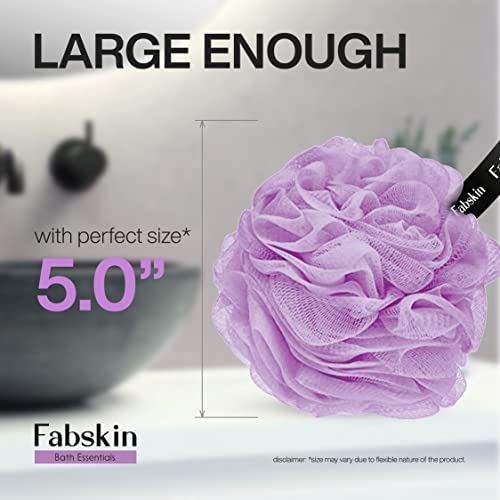 FABSKIN Loofah for Bathing | Bath Shower Loofah Sponge Scrubber Exfoliator for Women and Men | Bathing Sponge | Body Wash Scrub for Bathing | Bath Scrubber For Body (PURPLE) - Image 6