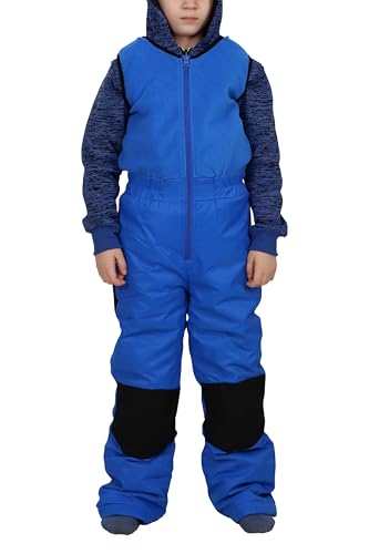 Easy Young Fashion EYF K101 - Tuta da neve per bambini, antivento, Blu, 110