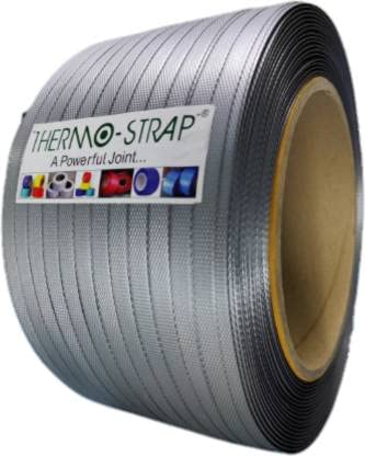 THERMO-STRAP High Strength PP Box Strap Silver colour Manual Roll |2 KG| |12 MM|