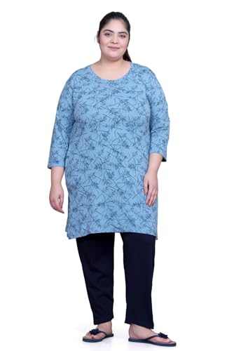 Image of RYSH Women's Plus Size Printed Longline Tops