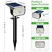 nipify Solar Lights Outdoor Waterproof, Motion Sensor Spot Lights- 4 Pack/56 LED/3 Modes Solar Powered Spotlights 2-in-1 Auto On/Off Landscape Lighting for Outside Yard Wall Garden, Cool White