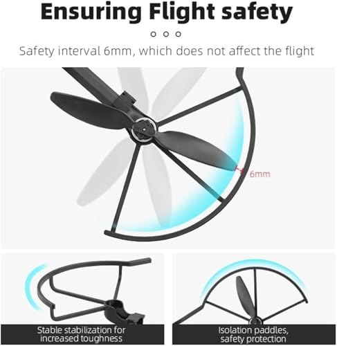 Drone Blade Guard Cage, BTFWM Propeller Guard, for Holy Stone HS720G, Drone Anti-Collision Props Protector, Propellers Protection Frame - Image 4