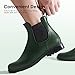 Imagen de DREAM PAIRS Botas de Agua Mujer Chelsea Zapatos de Lluvia Impermeable Wellington Botines de Goma de Moda Flexible y Antideslizante
