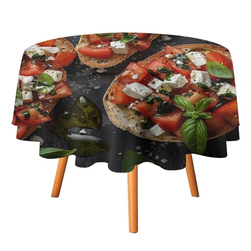 Nappe ronde lavable textile imperméable pour décoration de mariage - 8