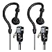 Midland® - AVPH4 Ear Clip Headset Headphones for Midland® GMRS Two-Way Radios – Secure Fit - Crystal Clear Communication Built-In Microphone and Push To Talk Button