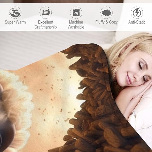 Couverture douce flanelle mouton pour des moments de tendresse