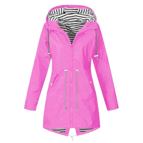 Chubasquero mujer impermeable transpirable y abrigo cortavientos