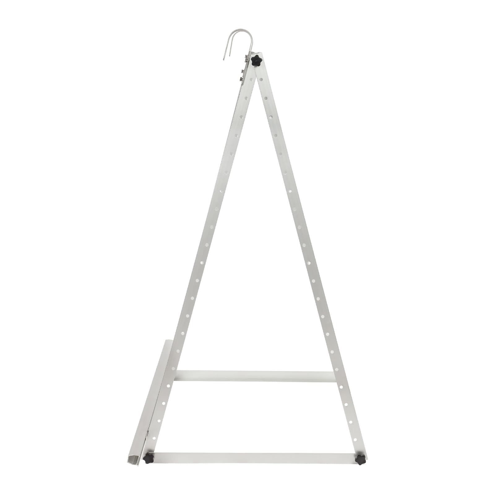 Supporto per pannello solare, supporto per centrali elettriche da balcone, angolo di 10-30°, con gancio, portata 50 kg, supporto regolabile, adatto per balconi, pavimenti, tetti