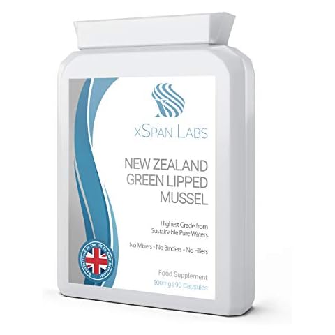 Green Lipped Mussel 500mg 90 Capsules - sustainably sourced from Pure New Zealand Waters, extracted Using CO2 for Maximum lipid Retention Cover