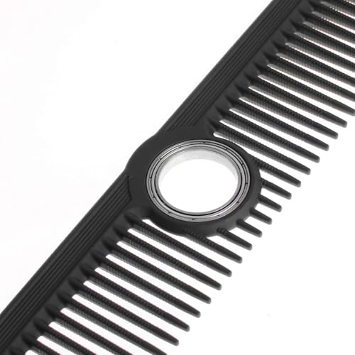 Set de 2 peines para barbero con anillo, negro miniatura 6