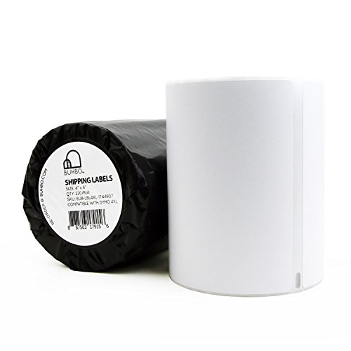 Buhbo Compatible With Dymo Labelwriter 4Xl 4" X 6" Shipping Label 1744907, White (220 Per Roll) #TOP1