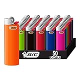 BIC Classic Lighter, Assorted Colors, 50-Count Tray