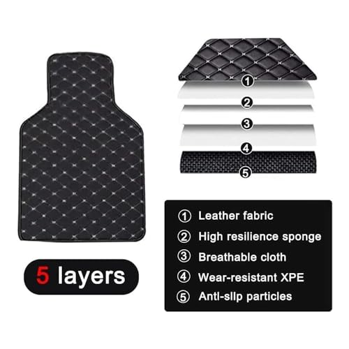 Tapis de sol voiture pour Mazda 3 BL 2010-2013 | Ensemble complet 4 pièces