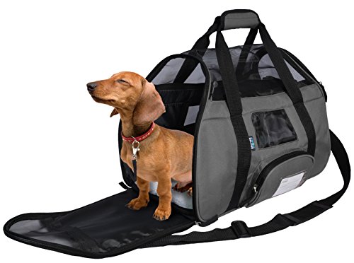 Tirrinia Soft Sided Pet Carrier Travel Bag for...