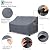 Dalema Outdoor 3-Seater Loveseat Cover,600D Heavy Duty 100% Waterproof Patio Sofa Cover,Furniture Covers for Sofa and Loveseat,85W x 38.5D x 35H Inches,Grey.