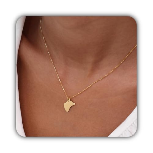 Collier silhouette tête d'animal Hongyu Silver en argent personnalisé