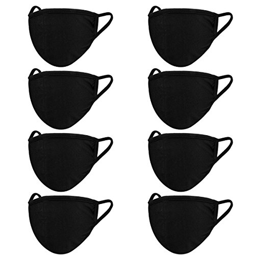 Supoo 8 Pack Cotton Mouth Masks Anti-dust Face Masks Dustproof Mouth Masks Facial Masks Windproof Mask