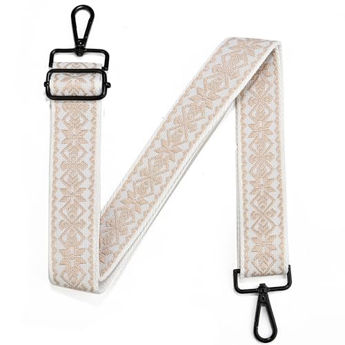 Image of Crossbody Straps for Purses Silver Hardware Purse Strap Wide Shoulder Strap Adjustable Replacement