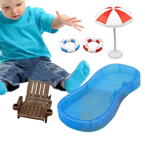 Conjunto de modelos de Playa para, kit de modelos de Playa | decoraciones de Playa-Conjunto de decoraciones Miniaturas de Casa hechas a Mano patrones de