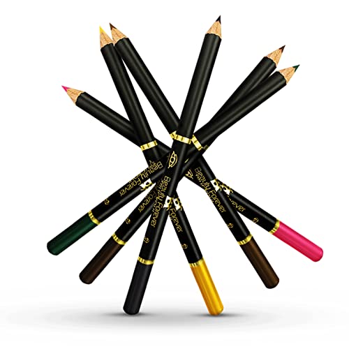 Beauty Forever Lip and Eye Pencil, Matte & Shimmer Finish, Long Lasting, Waterproof, Suitable for All Lip & Eye Shapes, Unique Texture Formulation, Available in 23 Shades 04 Dark Brown - Image 8