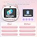 HelloBaby Kids Camera Instant Print, Kids Christmas Birthday Gifts Toy for 3-5 6-8 8-12 12+ Girls, 3.2'' Selfie Digital Camera, Toddler Gifts, Portable, Multi Frames and Filters, SD Card-Pink