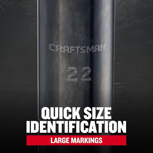 Image of CRAFTSMAN Deep Impact Socket, Metric, 1 /2-Inch Drive, 22mm (CMMT16085)
