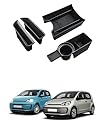 CDEFG Kompatibel mit VW UP GTI/Seat MII/Citigo 2013-2023 Mittelkonsole Organizer Aufbewahrungsbox Aufbewahrung Auto Center Console UP GTI Zubehör [3 Stück]