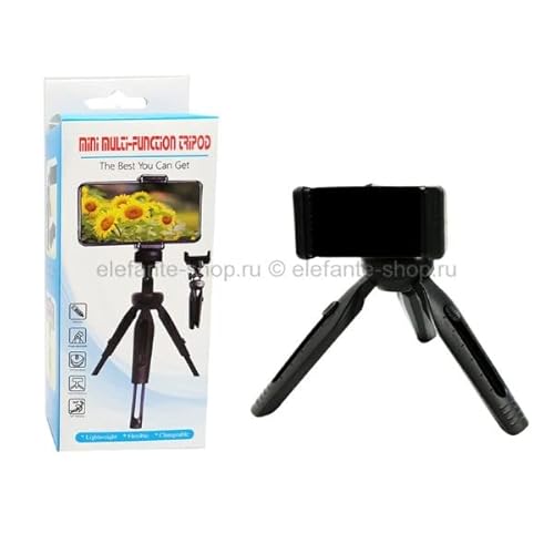 Trade Shop - Mini Cavalletto Treppiedi Supporto Allungabile Per Smartphone Cell Video Tiktok -