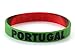 Produktbild Komonee Portugal Grün Weltmeisterschaft Olympia-Silikon-Armbänder (1er Pack)