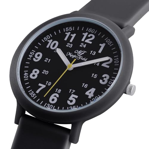 Analog Watch Eco Color Recyclable Plastic Watch with Recycled Silicone Strap Unisex, Easy Read Dial Watch Water Resistant2