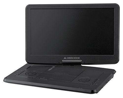 グリーンハウス 15.6型ワイド液晶(1366×768)搭載 フルセグTV内蔵 ポータブルDVDプレーヤー GH-PDV15VT-BK