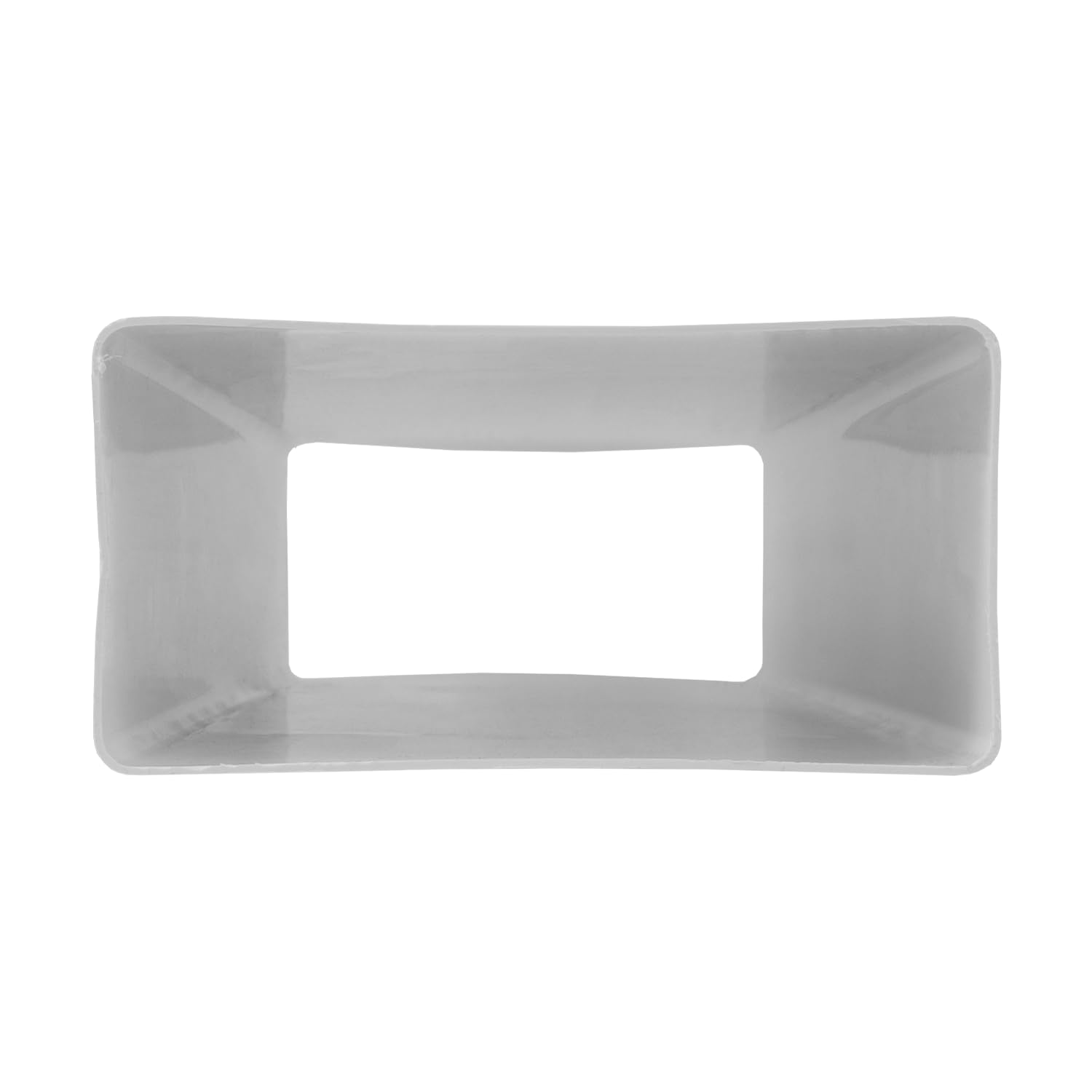 Repa Market Canal plano de 120 x 60 mm, rectangular, de plástico, 1 m de largo, sistema de ventilación, conexión para calefacción, refrigeración, conducto de aire acondicionado, conducto