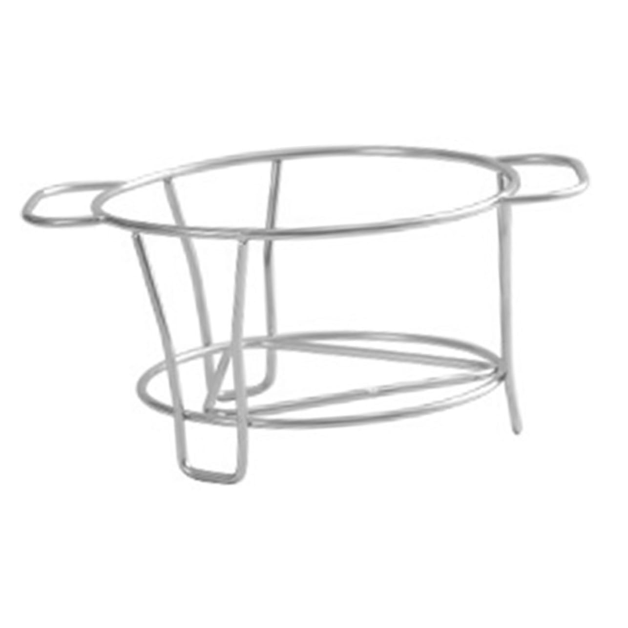 Support barbecue en acier inoxydable et porte-brûleur de camping portable BESPORTBLE Silver