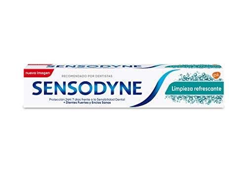 Sensodyne Fresh Dentifrico Nueva Limpieza & Frescura 75 ml pour adultes, idéal pour utilisation pratique, format pratique