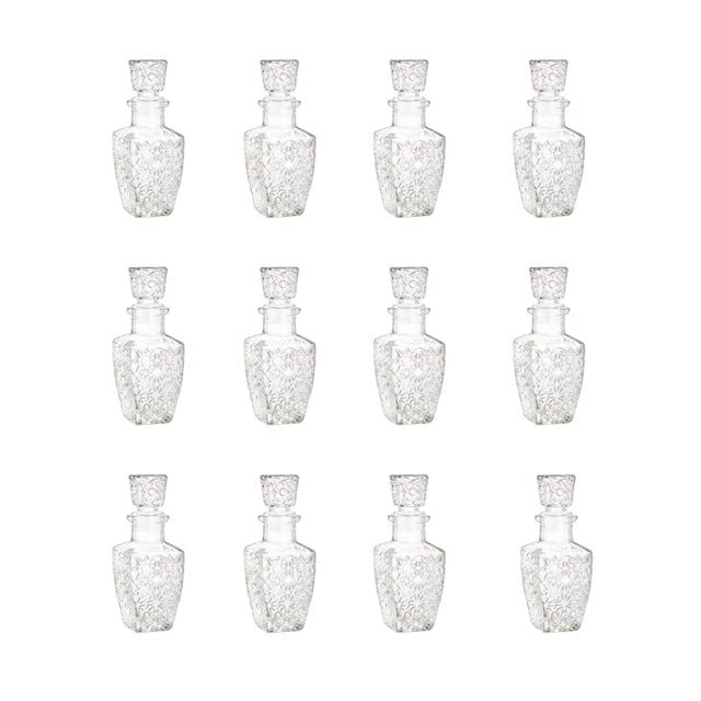 Listado de Licoreras de vidrio, tabla con los diez mejores. 45 VITTORI | Set de 12 Licoreras Diamante Mini