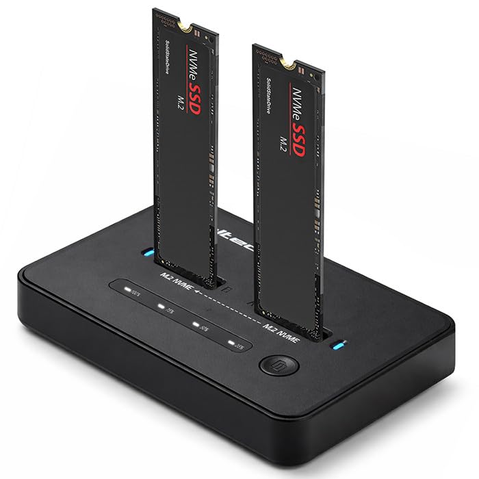Station d'accueil SSD M.2 NVMe Qoltec pour cloner un disque saturé sans PC et étendre à 16 To
