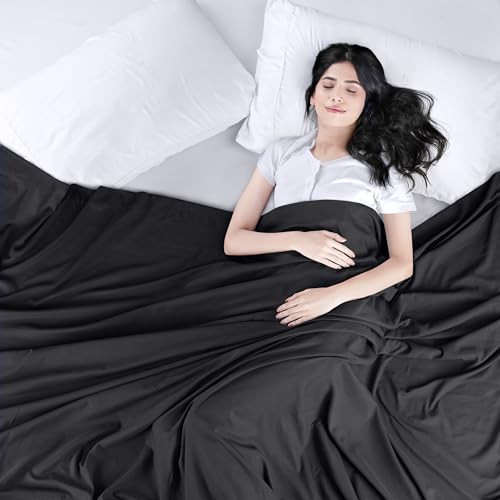 image for Utopia Bedding Flat Sheet - 1 Pack (Full, Black) - Soft Brushed Microf