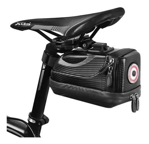 WEST BIKING - Bolsa De Ciclismo Suporte Selim Com Sinalizador Luz Bike Case Bicicleta Esporte