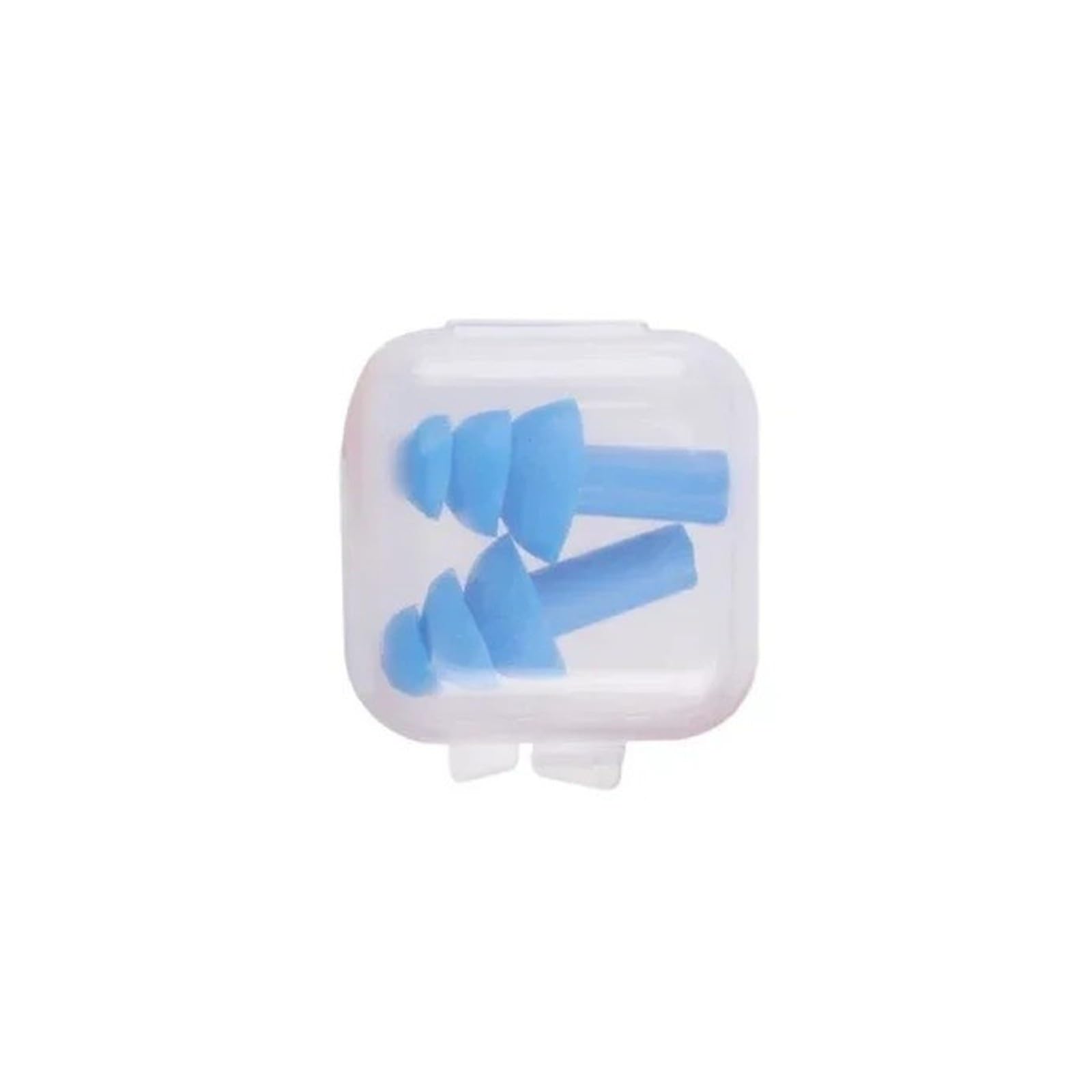 Bouchons d'oreille réutilisables en silicone souple avec réduction du bruit (1 paire de 2 pièces)