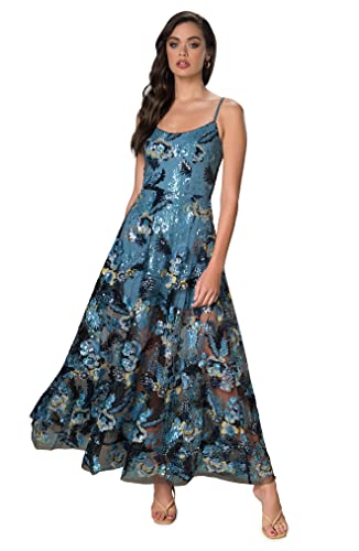 Image of Dress The Population Womens Umalina Fit and Flare Maxi DressSpecial Occasion Dress