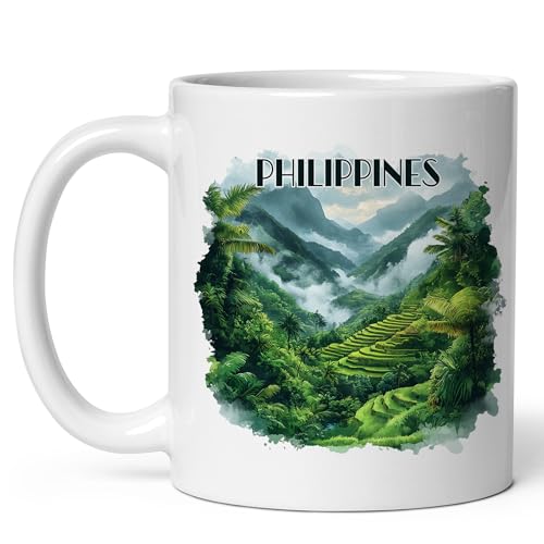 Philippines Ceramic Coffee Mug 11oz Asia Island Beaches –
