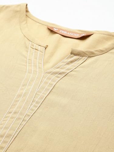 Image of Elegant Short Kurti for Women - 3 /4 Sleeves | Round Neck | (S to XXL)