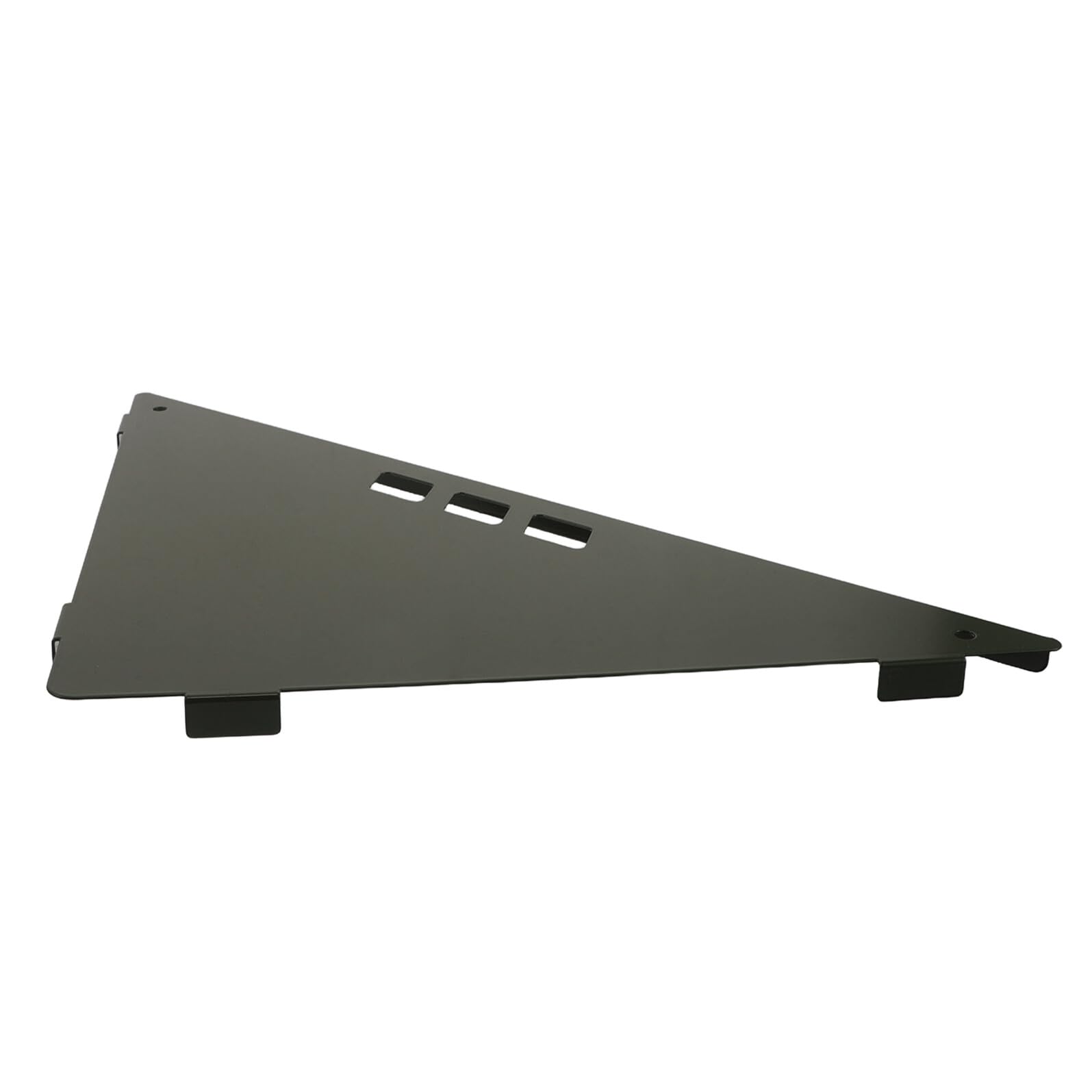 Plateau d'angle camping vert pour connecteur table pique-nique et barbecue