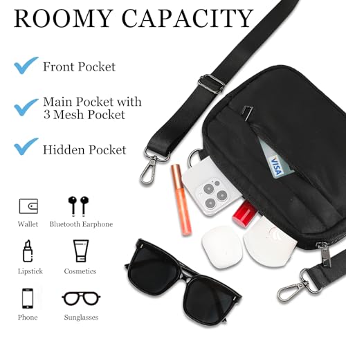 maxtop small crossbody bags for women belt bag fanny pack with adjustable strap