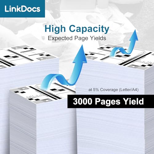 Image of LinkDocs TN760 High Yield Toner Cartridge Replacement for Brother TN-760 TN730 to Use with HL-L2350DW HL-L2395DW HL-L2390DW HL-L2370DW MFC-L2750DW MFC-L2710DW DCP-L2550DW Printer